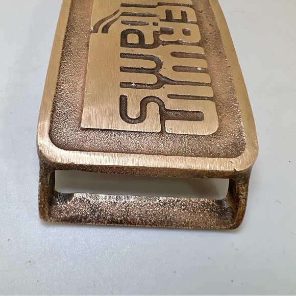 Bronze Sherwin Williams Painting Painter Paint Store 70s Vtg Belt Buckle - Picture 3 of 7